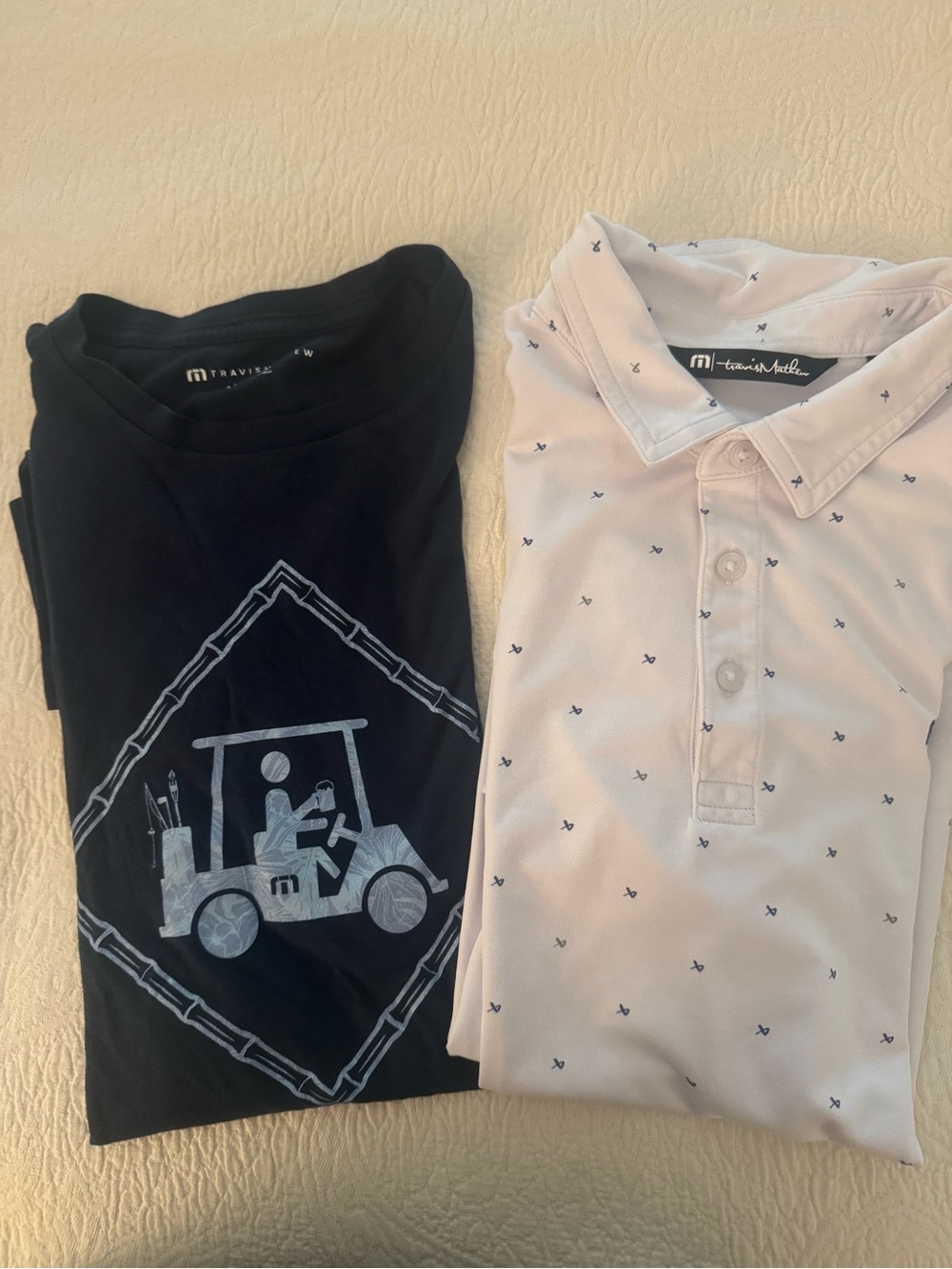 Bundle of 2 Travis Mathew tops (Polo & Graphic Tee )